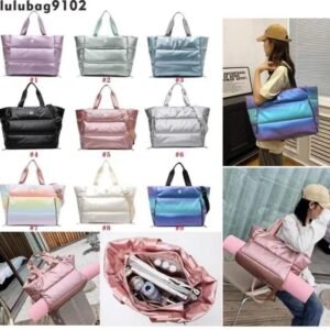 Lululemon Quilted 1:1 Grid Tote Bag