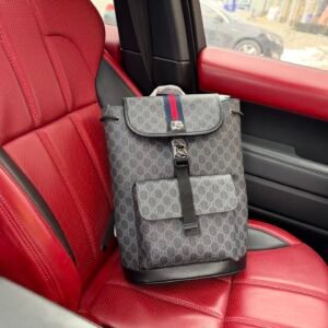 Gucci Backpack Bag 1:1 Red And Green Webbing, Smooth Zipper